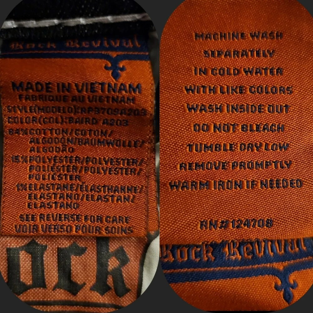 🆕️Rock Revival Alt Straight Leg Jeans. (Baird A203). Men's Size: W38x34L - Picture 9 of 12